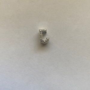 Pandora J charm